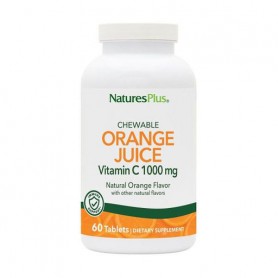 Витамин C NaturesPlus Orange Juice Vitamin C 1000 мг, 60 жевательных таблеток