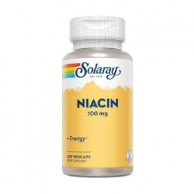 Ниацин Solaray Niacin 100 мг, 100 капсул