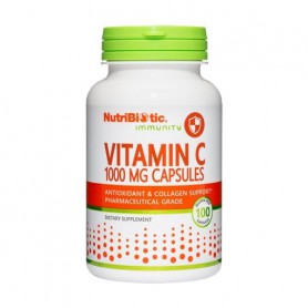 Витамин C NutriBiotic Immunity Vitamin C 1000 мг, 100 капсул