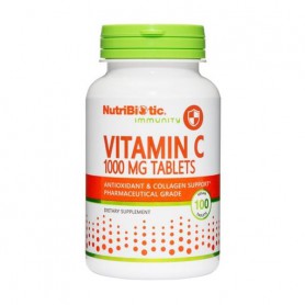 Витамин C NutriBiotic Immunity Vitamin C 1000 мг, 100 веганских таблеток
