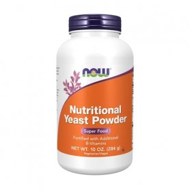 Сухие пищевые дрожжи NOW foods Nutritional Yeast Powder в порошке, 284 г