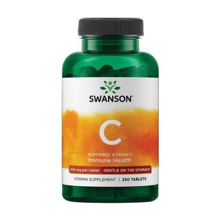 Буферный витамин C Swanson Buffered Vitamin C 500 мг, 250 таблеток
