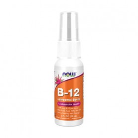 Липосомный спрей с витамином B-12 NOW foods Vitamin B-12 Liposomal Spray 1000 мкг, 59 мл