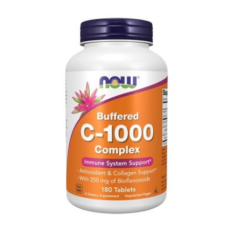 Витамин C буферизированный Now Foods Buffered C-1000 Complex, 180 капсул