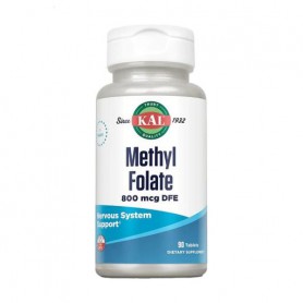 Метилфолат KAL Methyl Folate 800 мкг, 90 таблеток