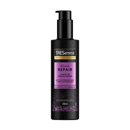 Несмывающаяся восстанавливающая крем-сыворотка для волос TRESemme Biotin Repair Leave-In Cream Serum, 200 мл