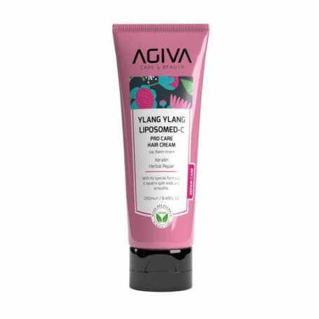 Крем-кондиционер Agiva Ylang Ylang Liposomed C Pro Care Hair Cream Интенсивное восстановление, для поврежденных волос, 250 мл