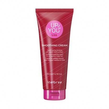 Крем Inebrya Up To You Smoothing Cream для укладки непослушных и вьющихся волос, 200 мл