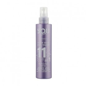Мультиспрей мгновенного действия 11 в 1 для блондинок You Look Professional Silver Shine Anti Yellow 11 in 1 Multiaction Spray, 