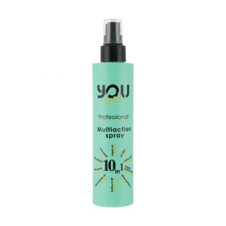 Мультиспрей мгновенного действия 10 в 1 для волос You Look Professional 10 in 1 Multiaction Spray, 200 мл (зеленый)