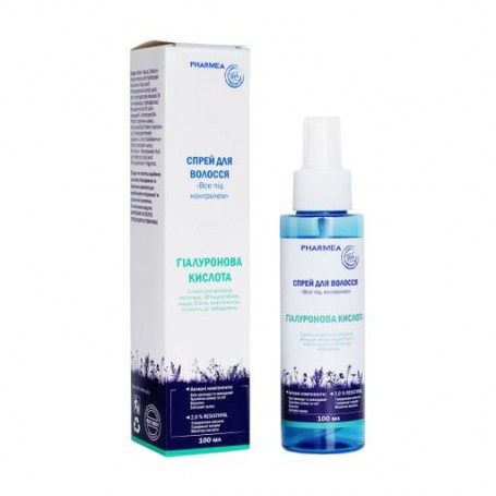 Спрей для волос Pharmea Resisthyal Все под контролем, с гиалуроновой кислотой, 100 мл