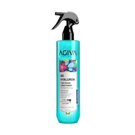 Двухфазный кондиционер-спрей для волос Agiva 8D Hyoluron Two Phase Conditioner, 400 мл