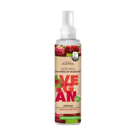 Cпрей-кондиционер для волос Joanna Vegan Vinegar Hair Spray Conditioner Малиновый уксус, 150 мл