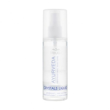 Двухфазный спрей-бальзам для волос Triuga Ayurveda Crystals Liquid, 120 мл