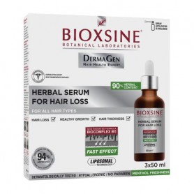 Сыворотка против выпадения волос Biota Bioxsine DermaGen, 3*50 мл