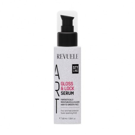 Сыворотка Revuele Art Gloss &amp Lock Serum для блеска и фиксации волос, с блестками, 100 мл