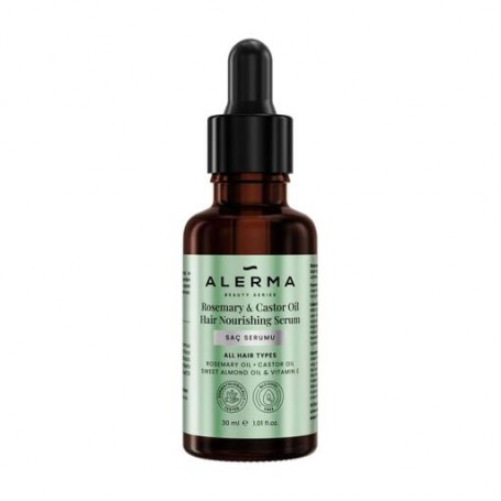 Питательная сыворотка для волос Alerma Rosemary &amp Castor Oil Hair Nourishing Serum, 30 мл