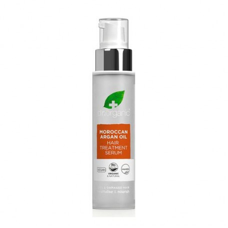 Сыворотка для волос Dr. Organic Bioactive Haircare Moroccan Argan Oil Hair Treatment Serum с марокканским аргановым маслом, 100 