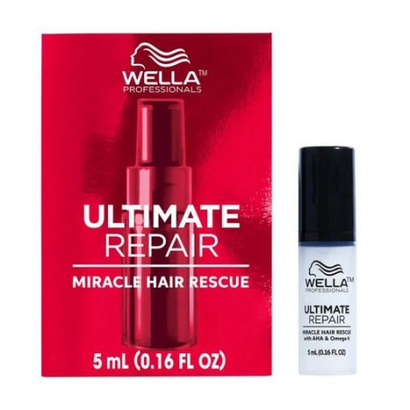 Сыворотка Wella Professionals Ultimate Repair Miracle Hair Rescue With AHA &amp Omega-9 для всех типов волос, 5 мл