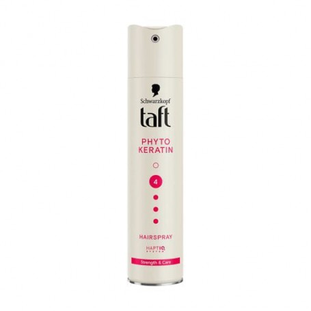 Лак для укладки волос Taft Phyto Keratin Hold 4 Hairspray Сверхсильная фиксация, 250 мл