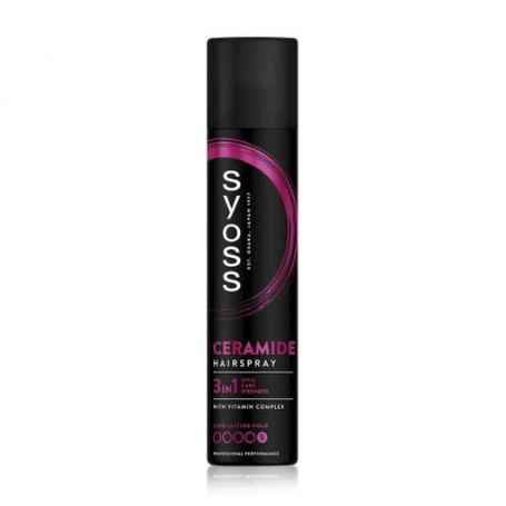 Лак для волос SYOSS Ceramide Complex Hairspray фиксация 5 (максимально сильная), 300 мл
