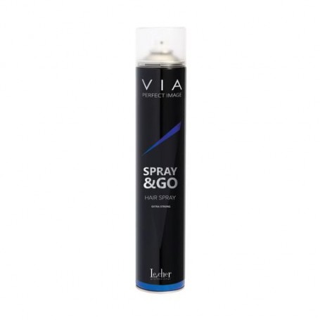 Лак для укладки волос Lecher Via Perfect Image Spray &amp Go Hairspray экстрасильная фиксация, 750 мл