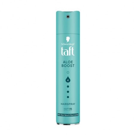 Лак для волос Taft Aloe Boost Hairspray Фиксация 4, 250 мл
