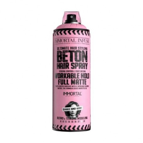 Спрей для укладки волос Immortal NYC Infuse Beton Hair Spray Flexible Hold сильная фиксация, 500 мл