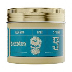 Мужской воск для укладки волос Bandido Aqua Wax Hair Styling Medium Blue фиксация 5, на водной основе, 125 мл