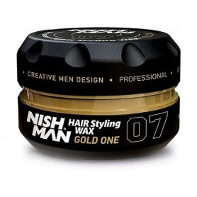 Мужской воск для укладки волос Nishman Hair Styling Wax 07 Gold One, 150 мл