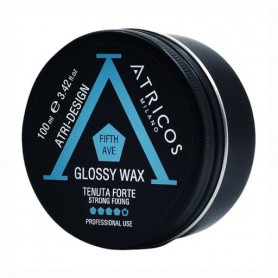 Глянцевый воск для волос Atricos Milano Atri-Design Fifth Ave Glossy Wax сильная фиксация, 100 мл