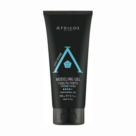 Моделирующий гель для волос Atricos Milano Atri-Design Fifth Ave Modeling Gel сильная фиксация, 200 мл