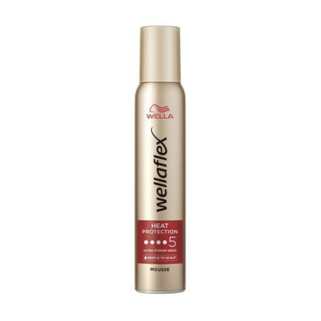 Мусс для волос WELLA Wellaflex Для горячей укладки, Суперсильная фиксация 5, 200 мл
