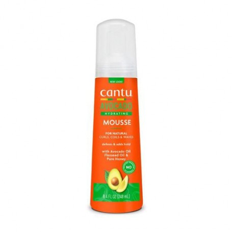 Увлажняющий мусс для волос Cantu Avocado Hydrating Hair Styling Mousse, 248 мл