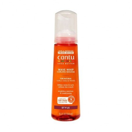 Мусс для укладки волос Cantu Shea Butter Natural Hair Wave Whip Curling Mousse, 248 мл