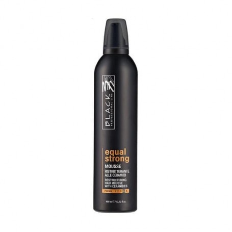 Восстанавливающий мусс для волос Black Professional Line Equal Strong сильной фиксации, 400 мл