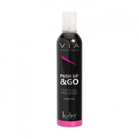 Мусс для укладки волос Lecher Via Perfect Image Push Up &amp Go Extra Hold Hair Mousse экстрасильная фиксация, 400 мл