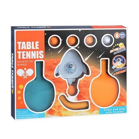 Детский набор для настольного тенниса Shantou Jinxing Table Tennis со светом, в коробке, от 3 лет, 43.5*6.5*34 см (777-530D)