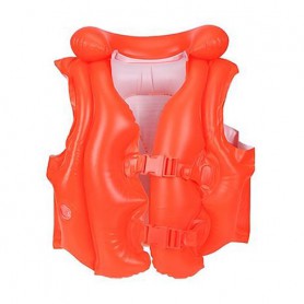 Детский надувной жилет для плавания Intex оранжевый, в коробке, от 3 лет, 50*47 см (58671)