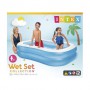 Детский надувной бассейн Intex Swim Center Family Pool, от 3 лет, 203*152*48 см (57180)