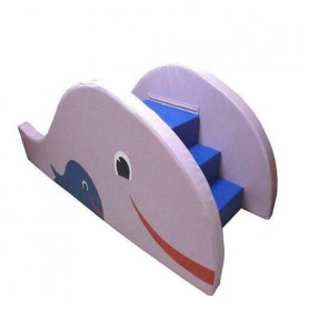 Гірка з м'яких модулів Тиа-Спорт Рибка 200х90х80 см Різнокольоровий (1287008)