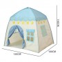Дитячий ігровий намет у вигляді будиночка RIAS 130x130x110см Blue (1286898)