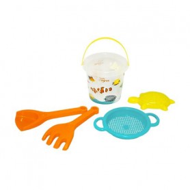 Набор для песка Tigres Подводный мир, с термонаклейкой, 5 элементов, от 1 года (39908)