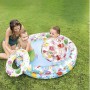 Детский надувной бассейн Intex с кругом и мячом, от 2 лет, 122*25 см (59460)
