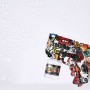 Пистолет для мыльных пузырей NAN JUN TOYS Граффити, от 3 лет, 16.5*6*14.5 см