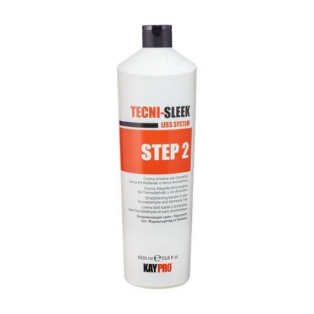 Выравнивающий крем для волос KayPro Tecni-Sleek Liss System Step 2 Cream с кератином, 1 л