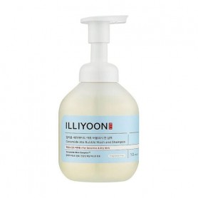 Универсальный гель-шампунь для душа Illiyoon Ceramide Ato Bubble Wash &amp Shampoo с церамидами, 400 мл