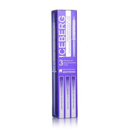 Гель для каппы !CEBERG Professional Whitening, 3 процедуры отбеливания зубов, 3 мл (запаска)