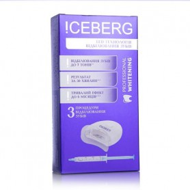 Набор !CEBERG Professional Whitening 3 процедуры отбеливания зубов (гель + капа + LED лампа)