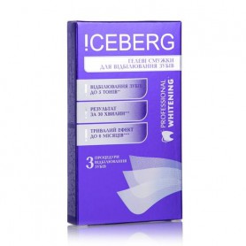 Гелевые отбеливающие полоски для зубов !CEBERG Professional Whitening, 3 шт